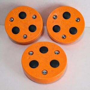 3 x Franklin Official NHL Roll-A-Puck Original  NEW Without Packaging